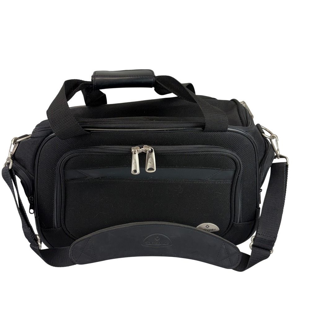 Samsonite Travel Carry On Luggage Duffel Bag Unisex Large Black Ballistic Nylon